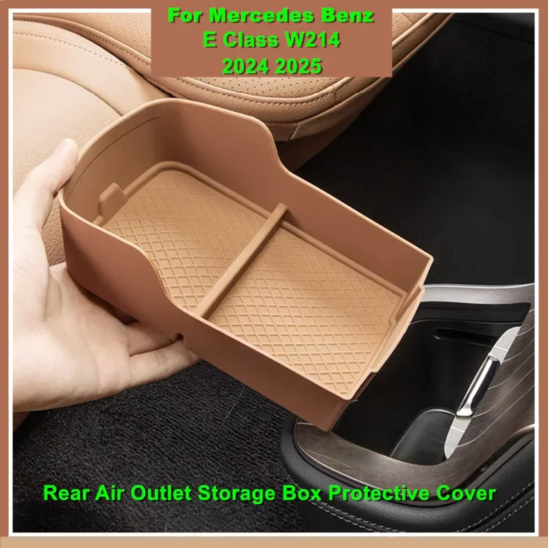 Car Rear Seat Air Outlet Storage Box Silicone Protective Cover Trim For Mercedes Benz E Class W214 S214 Interior Accessories
Car Rear Seat Air Outlet Storage Box Silicone Protective Cover Trim For Mercedes Benz E Class W214 S214 Interior Accessories