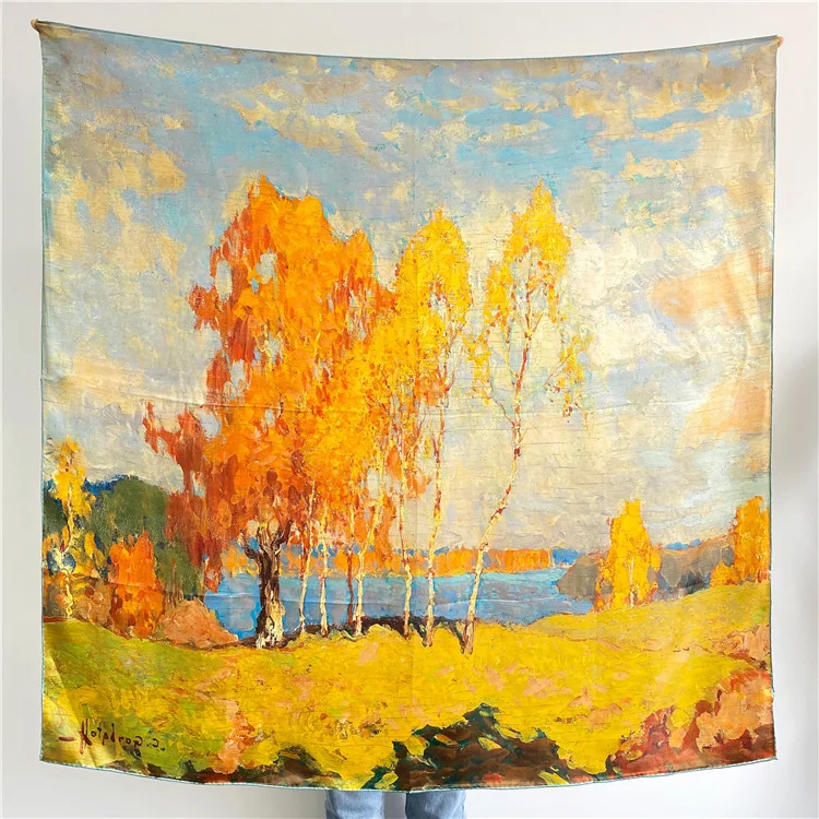 Yellow Silk Scarf 110CM Luxury Designers Hand Rolled Bandanas Square Shawls 110 Hair Neck Belt Accessories Soft Hijab
Yellow Silk Scarf 110CM Luxury Designers Hand Rolled Bandanas Square Shawls 110 Hair Neck Belt Accessories Soft Hijab