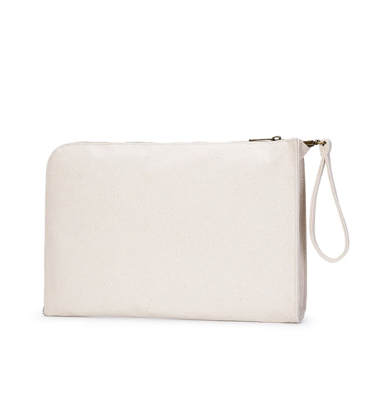 Literary canvas zipper briefcase file bag, large-capacity liner storage cosmetic bag
Literary canvas zipper briefcase file bag, large-capacity liner storage cosmetic bag