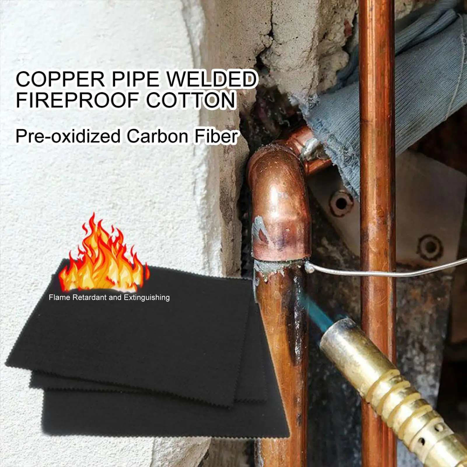 Welding Blanket Heat Resistant Protective Mat Fireproof Solder Accessories for Welder Mechanic Workshop Garage Metalworking
Welding Blanket Heat Resistant Protective Mat Fireproof Solder Accessories for Welder Mechanic Workshop Garage Metalworking