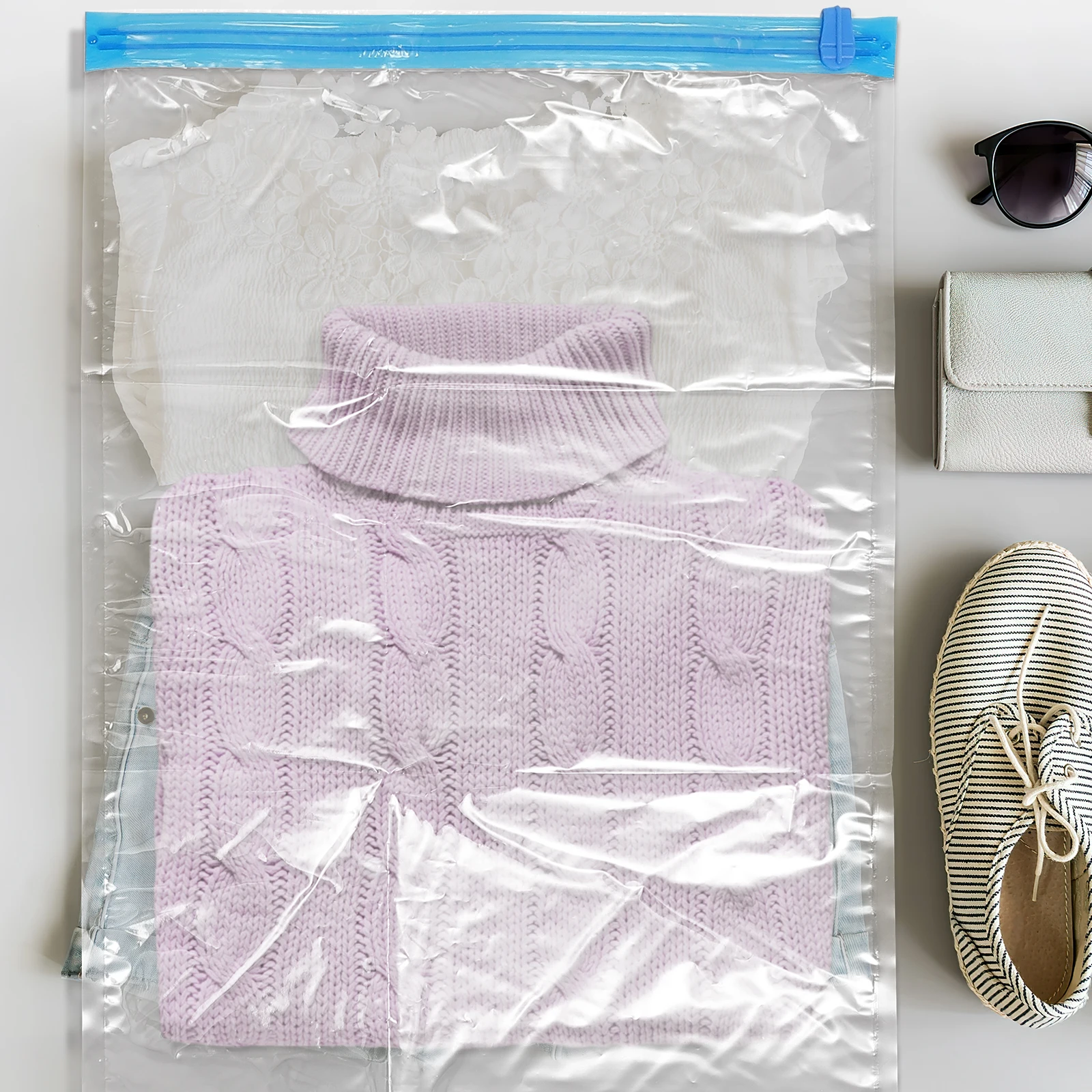 10 Pcs Compression Bags Large Capacity Vacuum Sealer Mattress Travel Quilt Clothes Storage Bedroom Closet Suitcase
10 Pcs Compression Bags Large Capacity Vacuum Sealer Mattress Travel Quilt Clothes Storage Bedroom Closet Suitcase