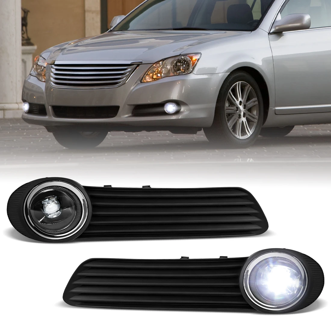 Для Toyota Avalon 2008-2010: Светодиодные противотуманные фары, передние фары, дневные ходовые огни, фары для вождения, автомобильные аксессуары, 12В
Для Toyota Avalon 2008-2010: Светодиодные противотуманные фары, передние фары, дневные ходовые огни, фары для вождения, автомобильные аксессуары, 12В