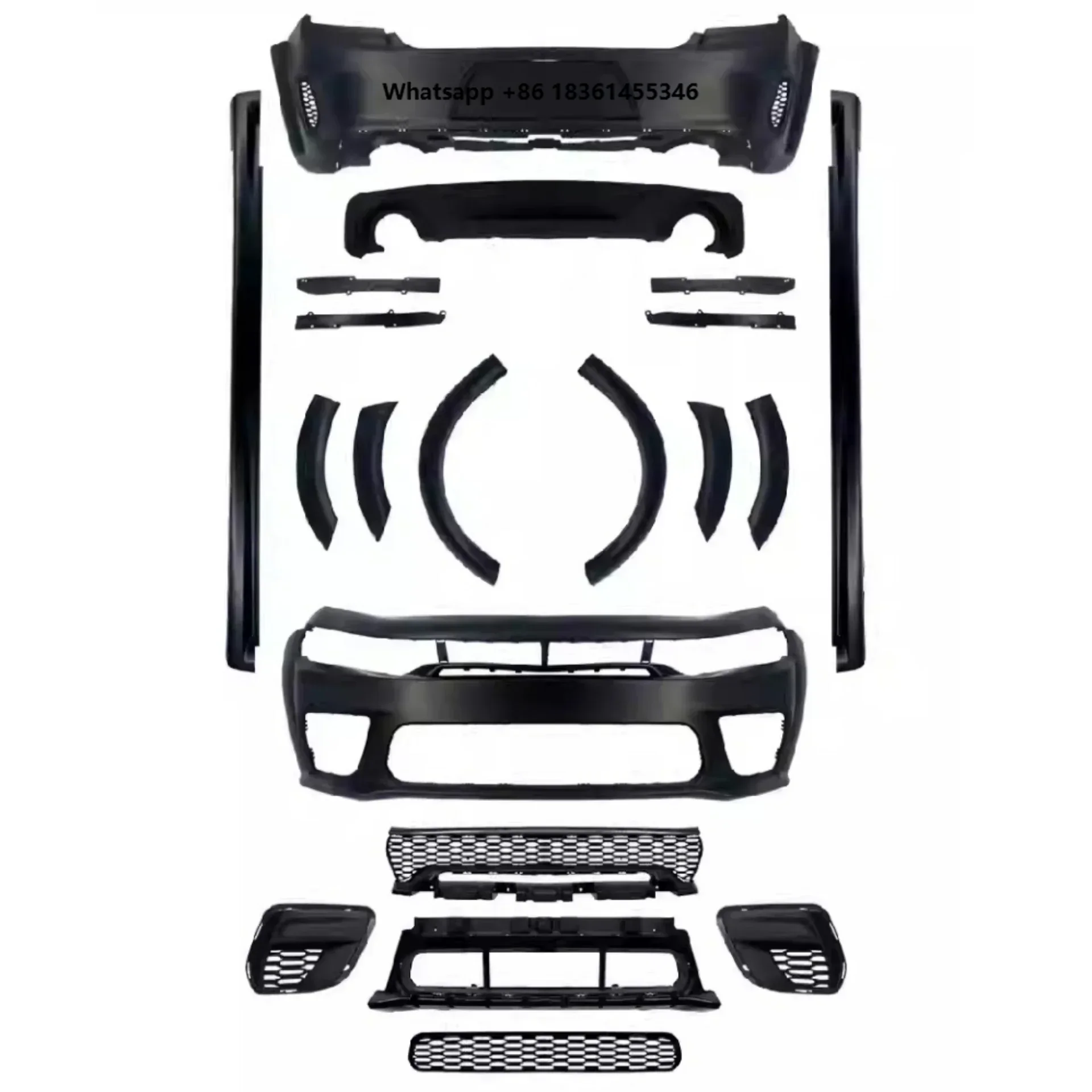 for Charger 15-23 Upgraded Challenger SRT 21 Style Body Kit Car Accessories Front Rear Bumper Assembly Side Skirt
for Charger 15-23 Upgraded Challenger SRT 21 Style Body Kit Car Accessories Front Rear Bumper Assembly Side Skirt