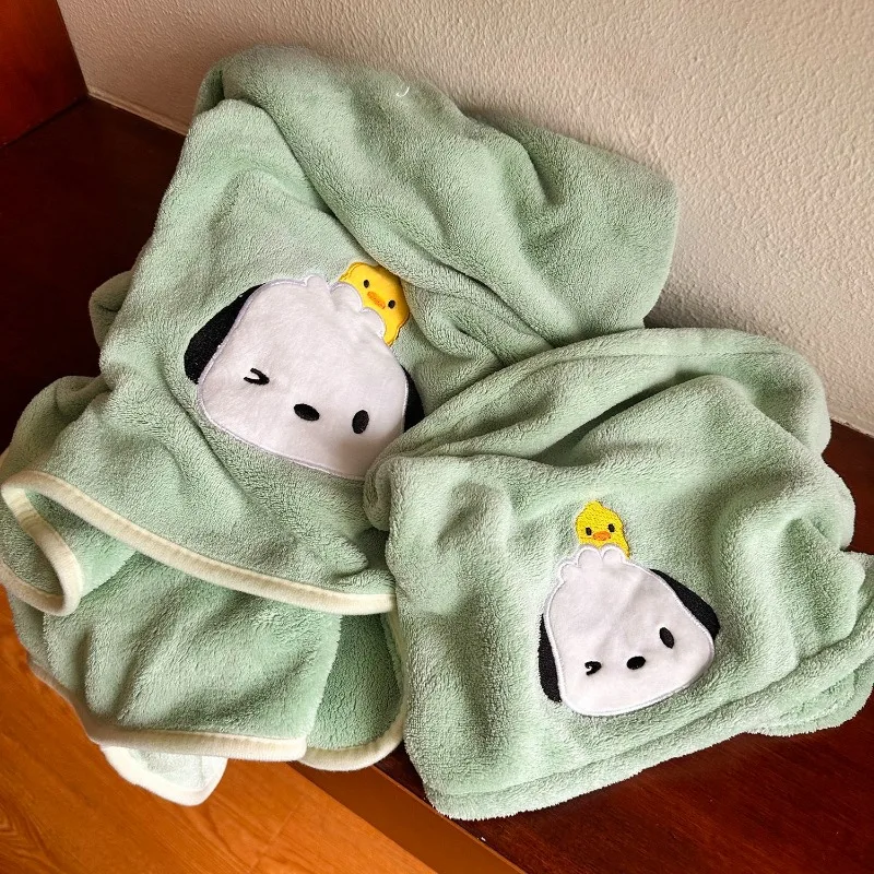Pochacco Delicate Cartoon Bath Towel Bathing Cap Fashion Practical Comfort Soft Towel Student Hostel Household Two-piece Set
Pochacco Delicate Cartoon Bath Towel Bathing Cap Fashion Practical Comfort Soft Towel Student Hostel Household Two-piece Set