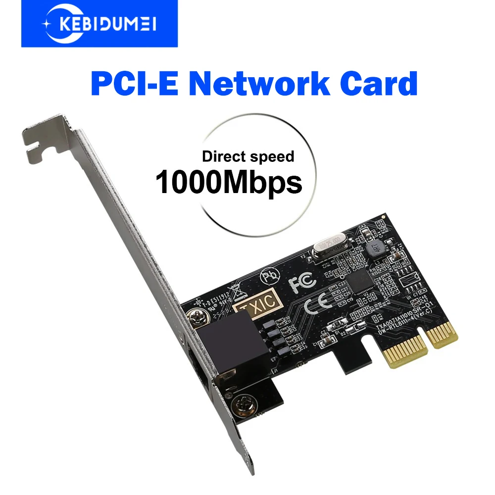 1000Mbps PCIE To RJ45 Network Card 10/100/1000Mbps RJ45 PCI Express Converter LAN Etherent Gigabit Adapter PCIe For Desktop PC
1000Mbps PCIE To RJ45 Network Card 10/100/1000Mbps RJ45 PCI Express Converter LAN Etherent Gigabit Adapter PCIe For Desktop PC