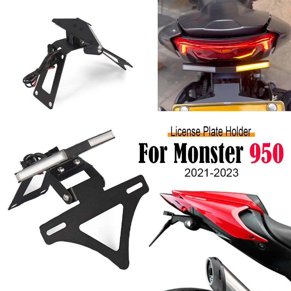 NEW Monster950 Motorcycle Rear Short Tail Stock License Plate Holder Tailstock Bracket Kit For Ducati Monster 950 2021 - 2023
NEW Monster950 Motorcycle Rear Short Tail Stock License Plate Holder Tailstock Bracket Kit For Ducati Monster 950 2021 - 2023