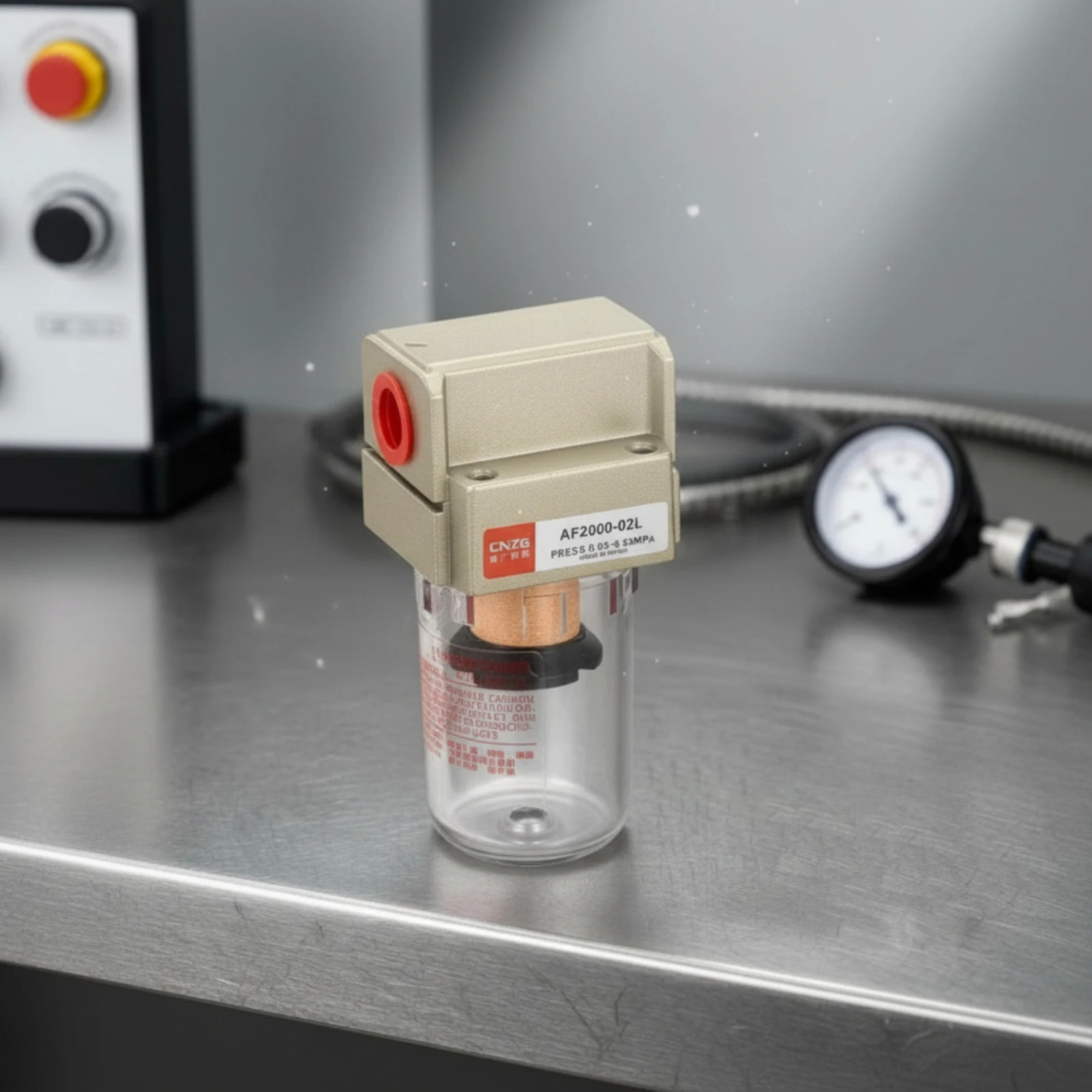 Air Source Processor Regulator 1/4 Thread Air Source Processor Pneumatic Pressure Regulator Metal Housing
Air Source Processor Regulator 1/4 Thread Air Source Processor Pneumatic Pressure Regulator Metal Housing