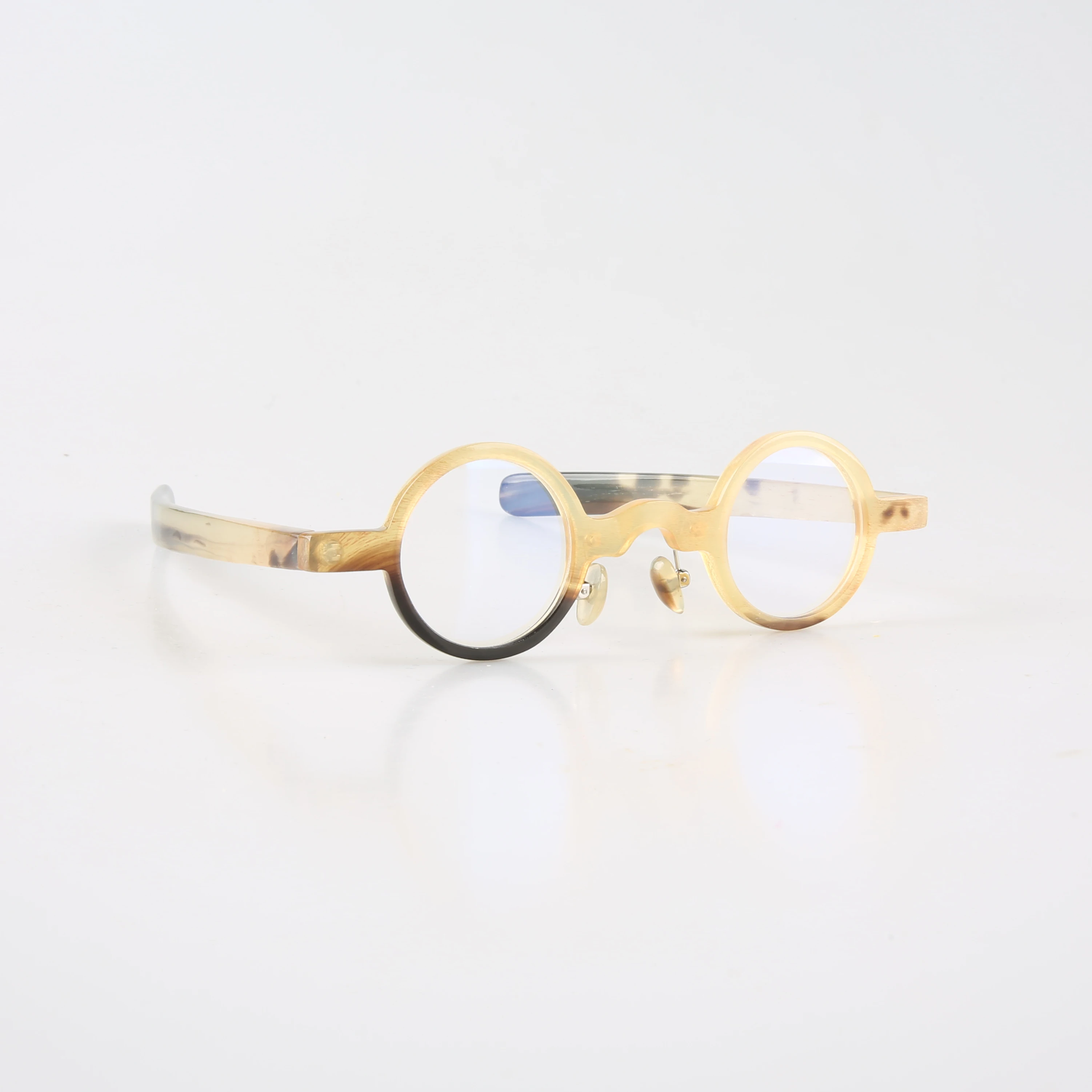 Man Women's Glasses Frames Unique Round Vintage Retro Handmade Honey Black Horn Prescription Eyeglass Frames Optical Eyeglasses
Man Women's Glasses Frames Unique Round Vintage Retro Handmade Honey Black Horn Prescription Eyeglass Frames Optical Eyeglasses