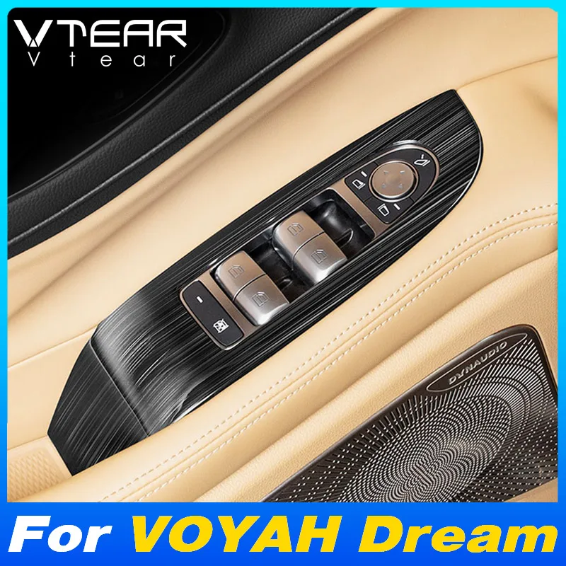 Vtear Car Window Glass Lifting Adjust Button Cover Frame Styling Protector Decoration Interior Accessories For VOYAH Dream 2022
Vtear Car Window Glass Lifting Adjust Button Cover Frame Styling Protector Decoration Interior Accessories For VOYAH Dream 2022