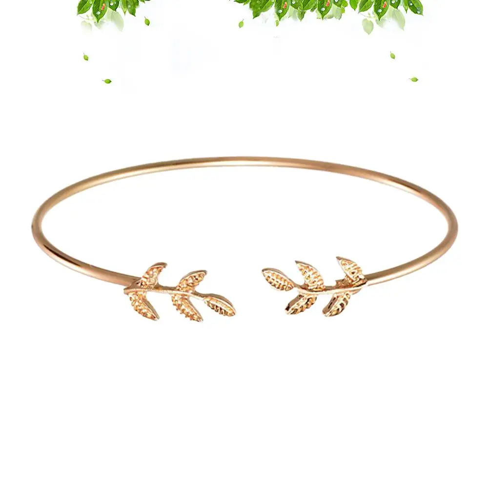 Leaf Bangles Women Cuff Bracelets Fashion Golden Open Bangle Student Leaf Shape Adjustable Gifts Birthday Christmaswomen
Leaf Bangles Women Cuff Bracelets Fashion Golden Open Bangle Student Leaf Shape Adjustable Gifts Birthday Christmaswomen
