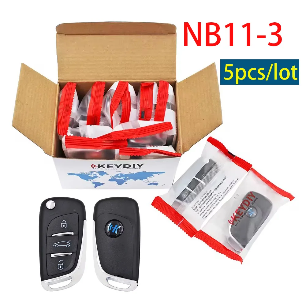 5pcs/lot KEYDIY NB11-3 KD Remote Car Key Universal Multi-functional NB Series DS Style Work with KD900+ KD-X2 Mini Tools
5pcs/lot KEYDIY NB11-3 KD Remote Car Key Universal Multi-functional NB Series DS Style Work with KD900+ KD-X2 Mini Tools