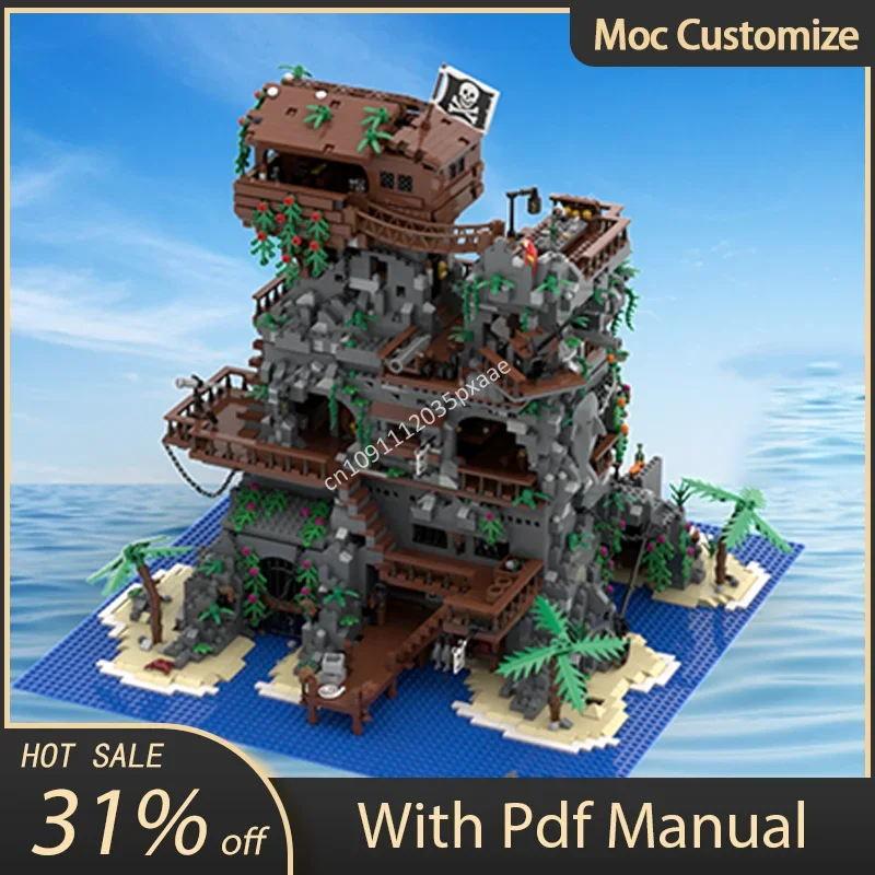 6653 шт. Moc пиратская крепость средневековые модульные здания замок строительные блоки сборка творчество кирпичи игрушки детский образовательный подарок
6653 шт. Moc пиратская крепость средневековые модульные здания замок строительные блоки сборка творчество кирпичи игрушки детский образовательный подарок