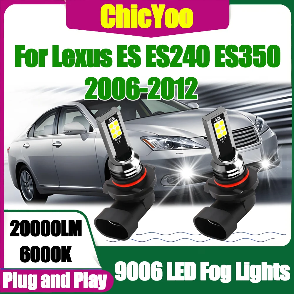 2PCS High Power 20000LM Canbus LED Fog Lights 60W Fog Lamps 6000K White 12V Plug and Play For Lexus ES ES240 ES350 2006-2012
2PCS High Power 20000LM Canbus LED Fog Lights 60W Fog Lamps 6000K White 12V Plug and Play For Lexus ES ES240 ES350 2006-2012