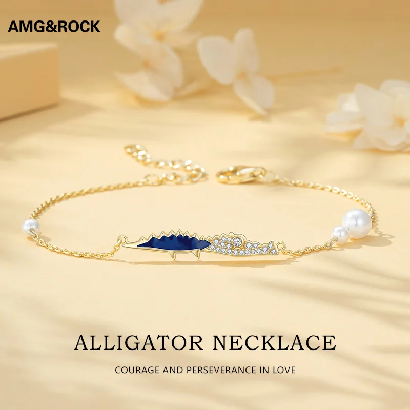 AMGROCK Crocodile Bracelet Fresh And Sweet Style Niche Design High-end Fashion Bracelet
AMGROCK Crocodile Bracelet Fresh And Sweet Style Niche Design High-end Fashion Bracelet
