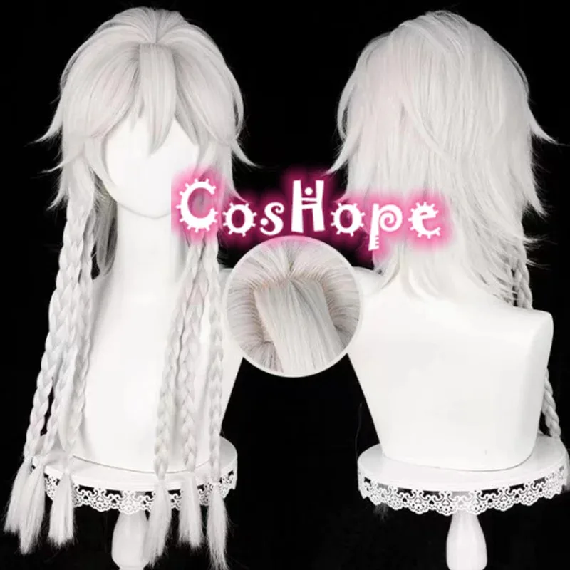 Ithaqua Косплей Парик Ночные Часы Парик 45 см Предварительно Плетеный Серебристо-Белый Парик Косплей Аниме Парики Термостойкий Синтетический Парик 
Ithaqua Косплей Парик Ночные Часы Парик 45 см Предварительно Плетеный Серебристо-Белый Парик Косплей Аниме Парики Термостойкий Синтетический Парик