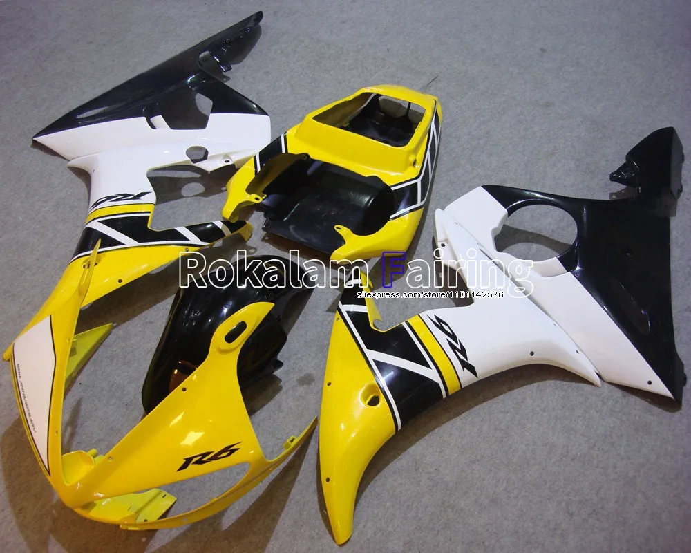 Plastic Fairing Kit For Yamaha 03 04 YZF-R6 YZFR6 2003 2004 YZF R6 YZF600 Motorcycle Cowling Set (Injection molding)
Plastic Fairing Kit For Yamaha 03 04 YZF-R6 YZFR6 2003 2004 YZF R6 YZF600 Motorcycle Cowling Set (Injection molding)