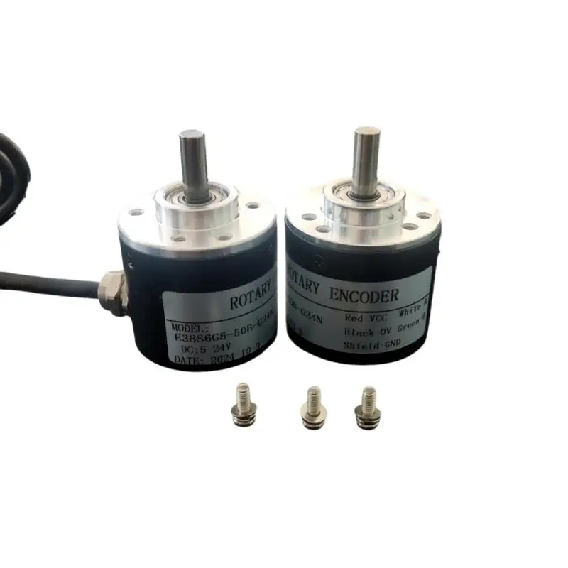 1Pcs Industrial-grade 6mm Shaft Sensor with 2-Phases, 5V-24V, 360P/R 600P/R Magnetic Incremental Rotary Encoder for Automation
1Pcs Industrial-grade 6mm Shaft Sensor with 2-Phases, 5V-24V, 360P/R 600P/R Magnetic Incremental Rotary Encoder for Automation