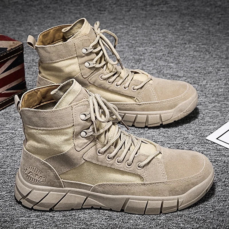 Men's Summer Canvas Shoes Breathable Desert Short Boots Outdoor Sports Casual High Top Work Shoes Comfortable Labor Protection
Men's Summer Canvas Shoes Breathable Desert Short Boots Outdoor Sports Casual High Top Work Shoes Comfortable Labor Protection
