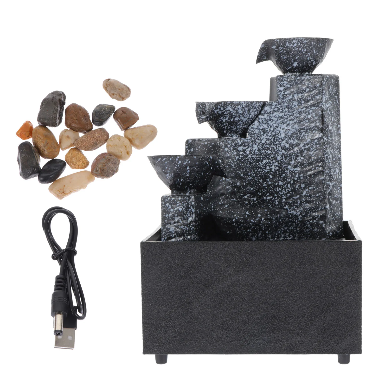 1 set 1 Set Portable Fountain Resin Small Fountain Decor For Home Garden Office Waterfall Ornament Feng Shui Gift Home Decor
1 set 1 Set Portable Fountain Resin Small Fountain Decor For Home Garden Office Waterfall Ornament Feng Shui Gift Home Decor