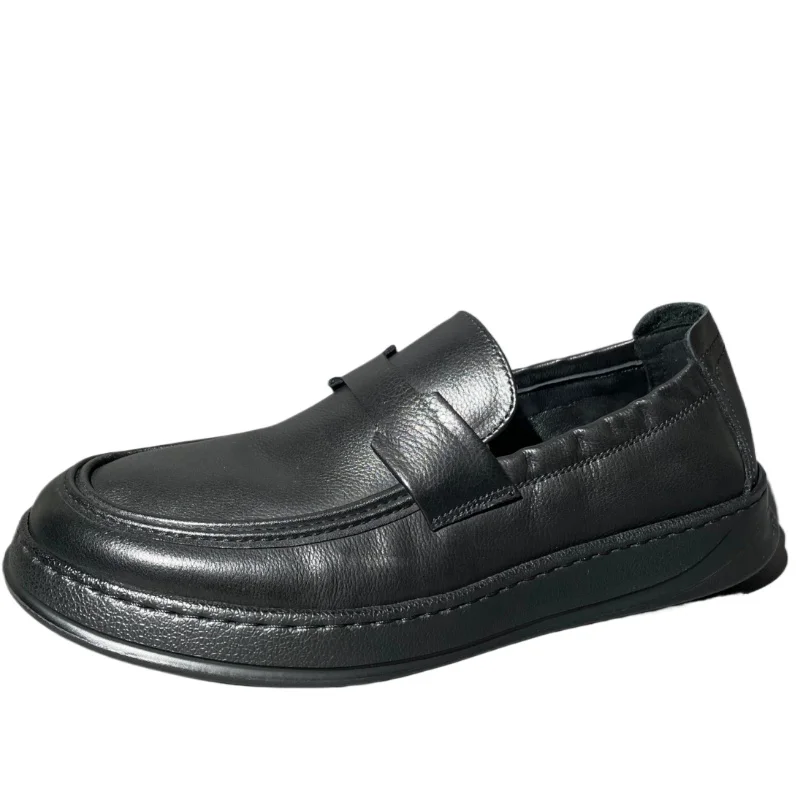 European/American Simple Design Cowhide Derby Shoes for Men's Genuine Leather Casual Loafers Height-increasing Shoes Dress Shoes
European/American Simple Design Cowhide Derby Shoes for Men's Genuine Leather Casual Loafers Height-increasing Shoes Dress Shoes
