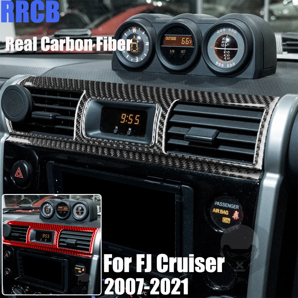 Real Carbon Fiber Car Accessories Center Air Vent Set Decorative Trim Cover Soft Sticker For Toyota FJ Cruiser 2007-2021
Real Carbon Fiber Car Accessories Center Air Vent Set Decorative Trim Cover Soft Sticker For Toyota FJ Cruiser 2007-2021