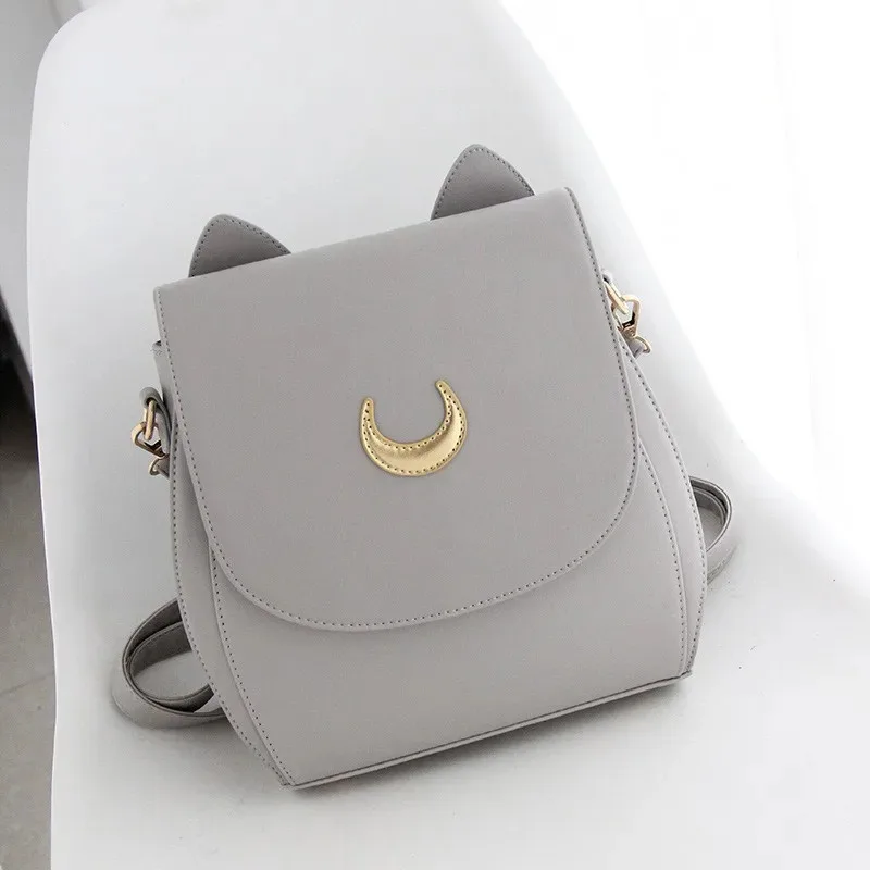 2025 aaa Shoulder New Sailor MoonPU Leather Kitten Fashion Makeup Cell Phone Backpack Casual Travel Moon Bag Girls Holi
2025 aaa Shoulder New Sailor MoonPU Leather Kitten Fashion Makeup Cell Phone Backpack Casual Travel Moon Bag Girls Holi