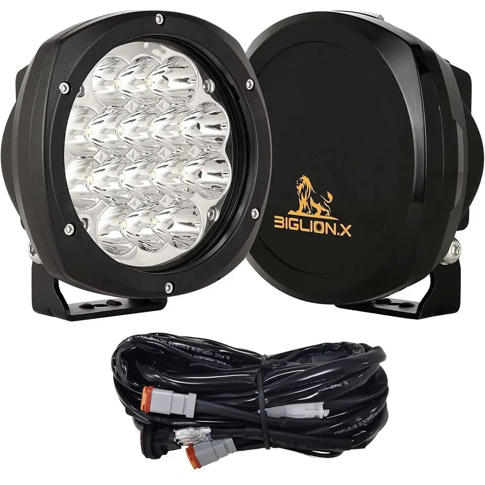 5 Inch 160W Round LED Driving Lights, 18800LM Road Spot Lights, Waterproof IP69K, 12V/24V for Cars, Trucks, ATVs, and SUVs
5 Inch 160W Round LED Driving Lights, 18800LM Road Spot Lights, Waterproof IP69K, 12V/24V for Cars, Trucks, ATVs, and SUVs