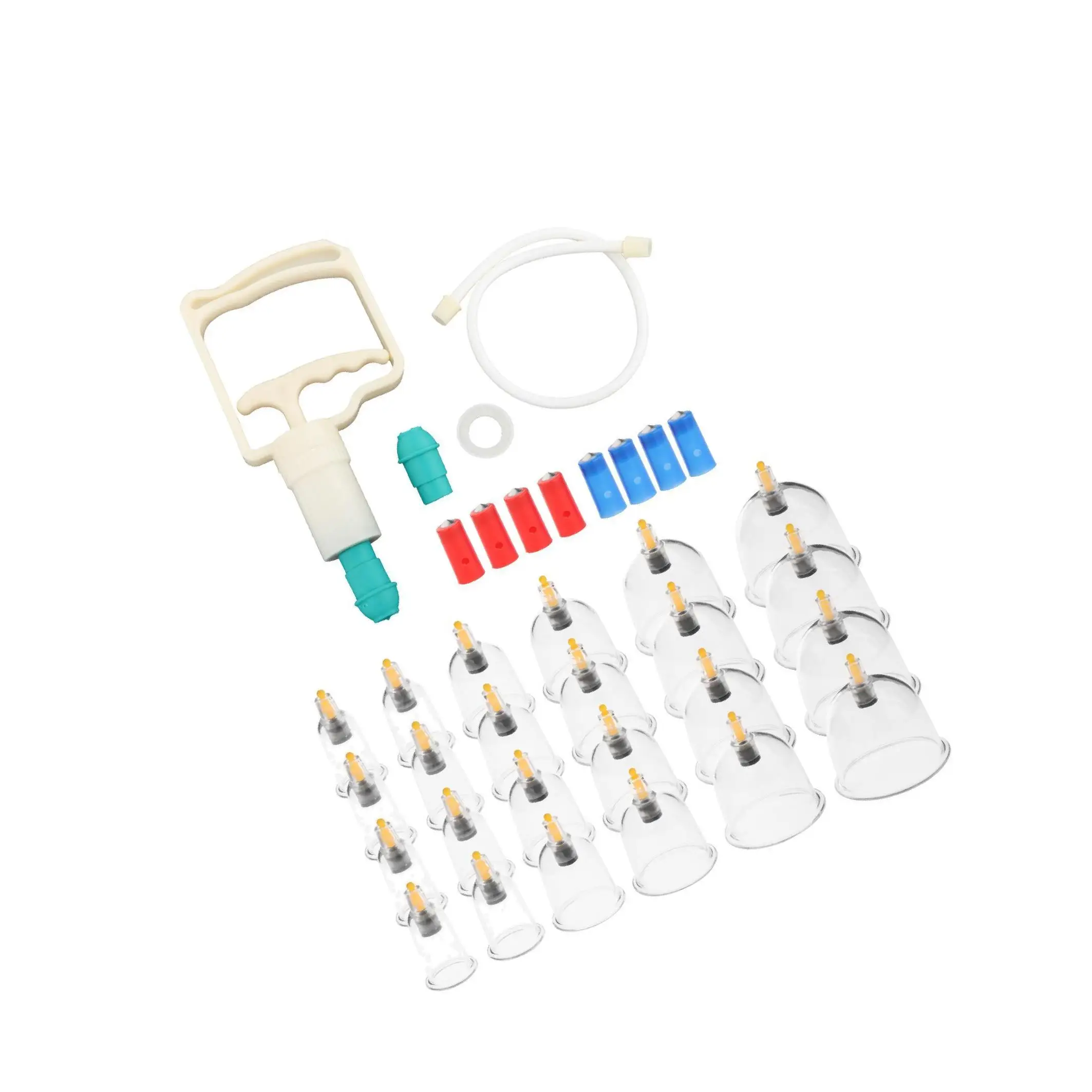 Set of 24 Pieces Anti Cellulite Massage Vacuum Cupping Cup with Suction Pump
Set of 24 Pieces Anti Cellulite Massage Vacuum Cupping Cup with Suction Pump