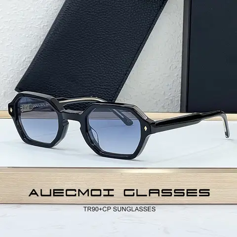 Vintage Hexagon Sunglasses Women For Men Male Sun Glasses Luxury Brand Designer Popular Punk Outdoor Small Frame Shades UV400