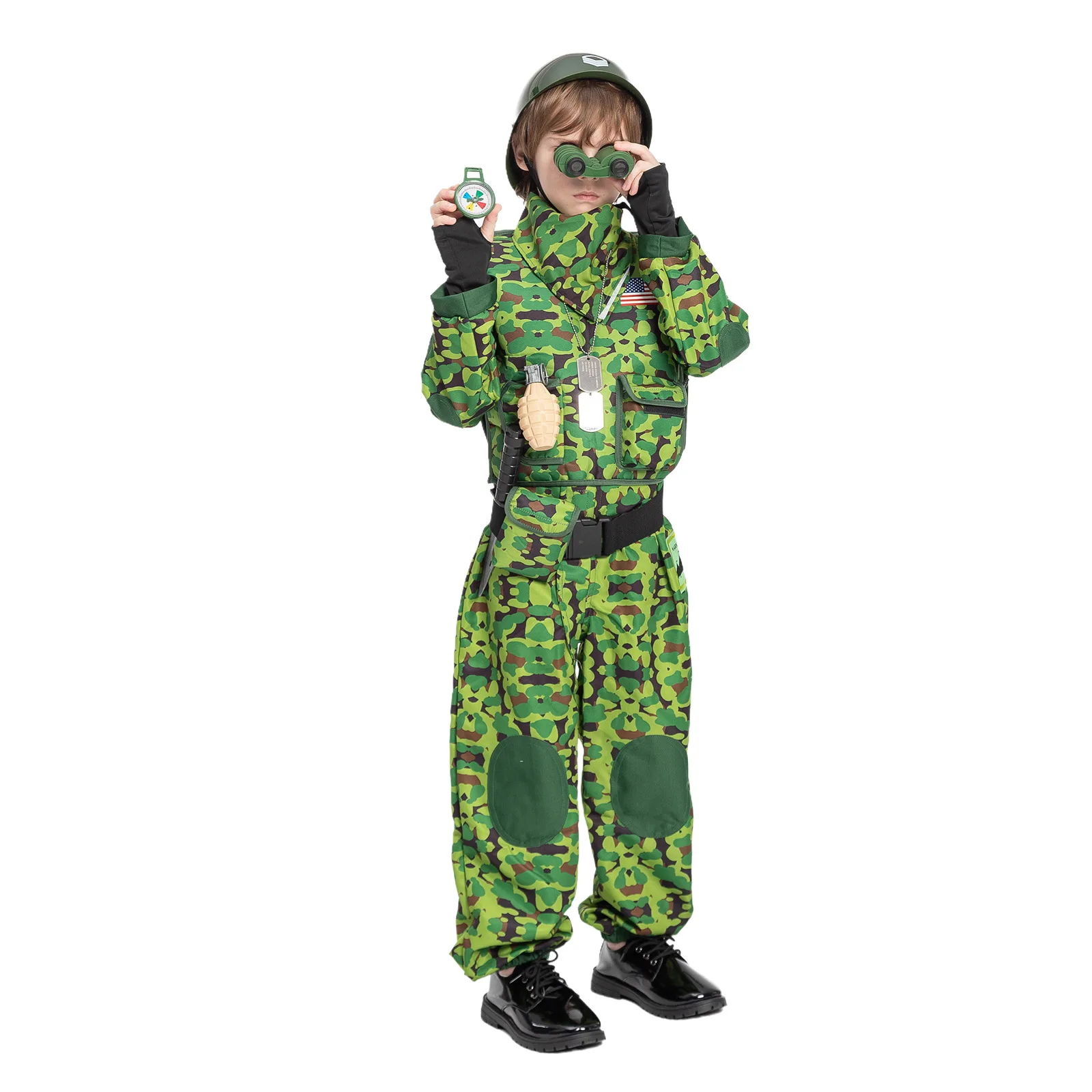 Boys Army Solider Halloween Fancy Dress Up Kids Special Forces Field Forest Camo Uniform Military Costume
Boys Army Solider Halloween Fancy Dress Up Kids Special Forces Field Forest Camo Uniform Military Costume