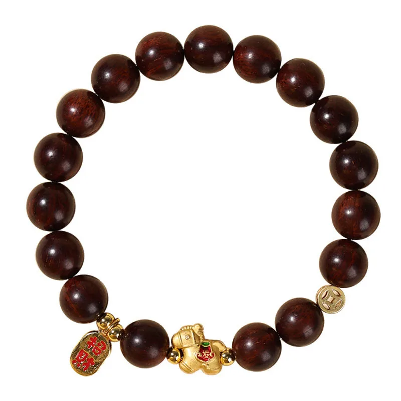 Natural Golden Sandalwood Bracelet 2026 Year of the Horse Zodiac Auspicious Wrist Jewelry for Men Gifts
Natural Golden Sandalwood Bracelet 2026 Year of the Horse Zodiac Auspicious Wrist Jewelry for Men Gifts