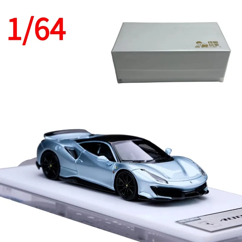 The Player 1:64 Ferrari 488 Ice Blue Resin Car Model Ferrari Play Vehicles Collectible Model Cars Toys for Boys Gift
The Player 1:64 Ferrari 488 Ice Blue Resin Car Model Ferrari Play Vehicles Collectible Model Cars Toys for Boys Gift