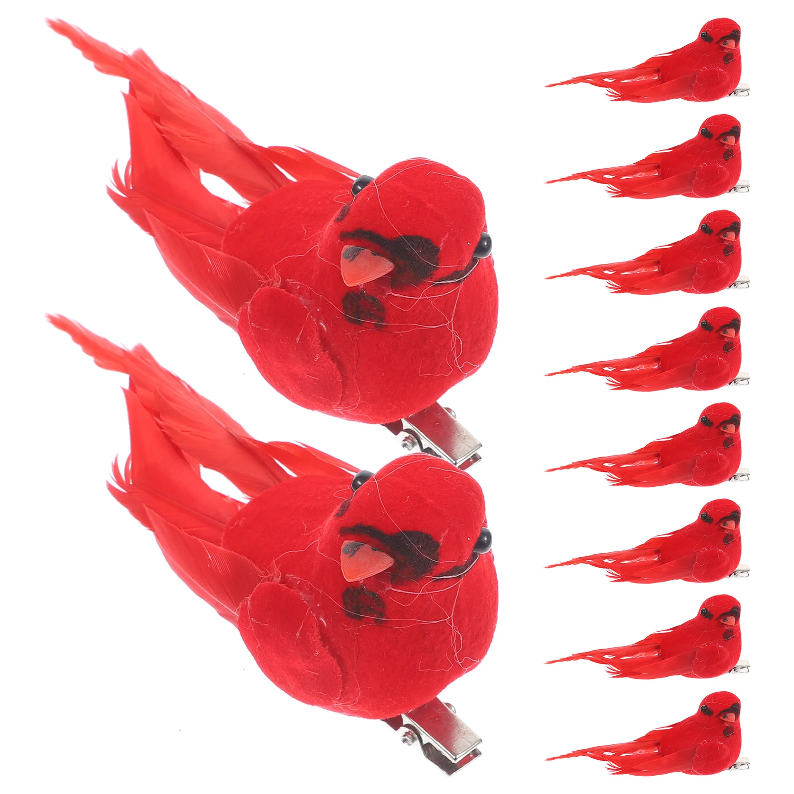 10 Pcs Christmas Decoration Birds Cardinal Ornament Xmas Decorations Red Clip Tree Ornaments for
10 Pcs Christmas Decoration Birds Cardinal Ornament Xmas Decorations Red Clip Tree Ornaments for
