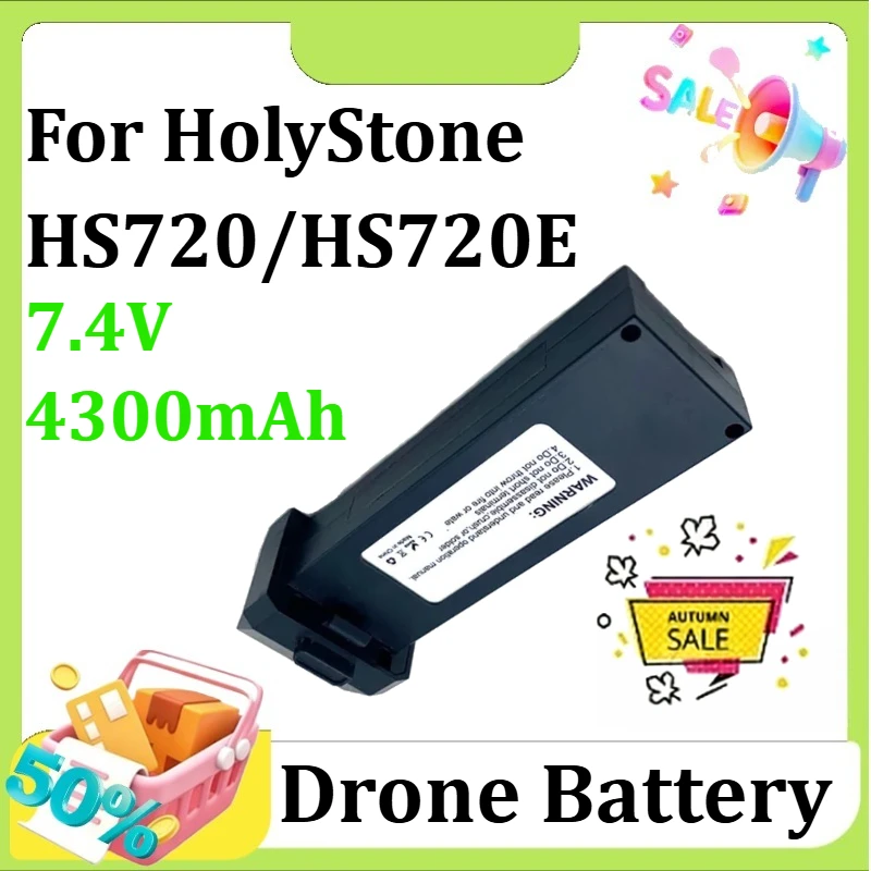 For HolyStone HS720 / HS720E Drone Batterys 7.4V 4300mAh LiPo Battery
For HolyStone HS720 / HS720E Drone Batterys 7.4V 4300mAh LiPo Battery