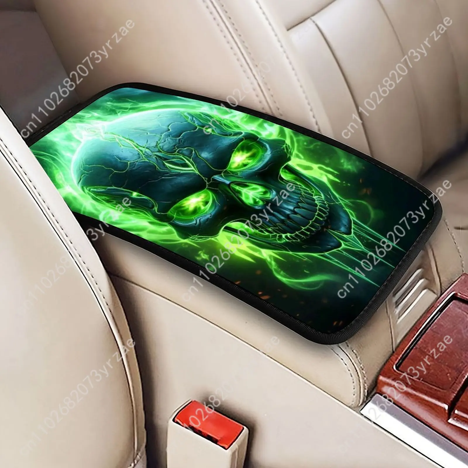 Green Fire Hell Skull Universal Car Armrest Mats High Quality Non-Slip Car Armrest Cover Elastic Straps Car Interior Accessories
Green Fire Hell Skull Universal Car Armrest Mats High Quality Non-Slip Car Armrest Cover Elastic Straps Car Interior Accessories
