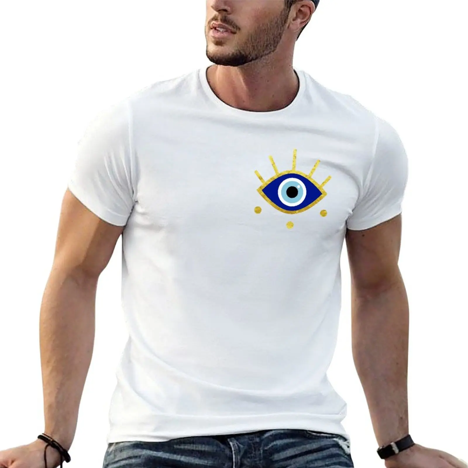 Mediterranean Evil Eye Protection, Nazar T-Shirt t shirts for man cotton t shirt custom print T-Shirt
Mediterranean Evil Eye Protection, Nazar T-Shirt t shirts for man cotton t shirt custom print T-Shirt