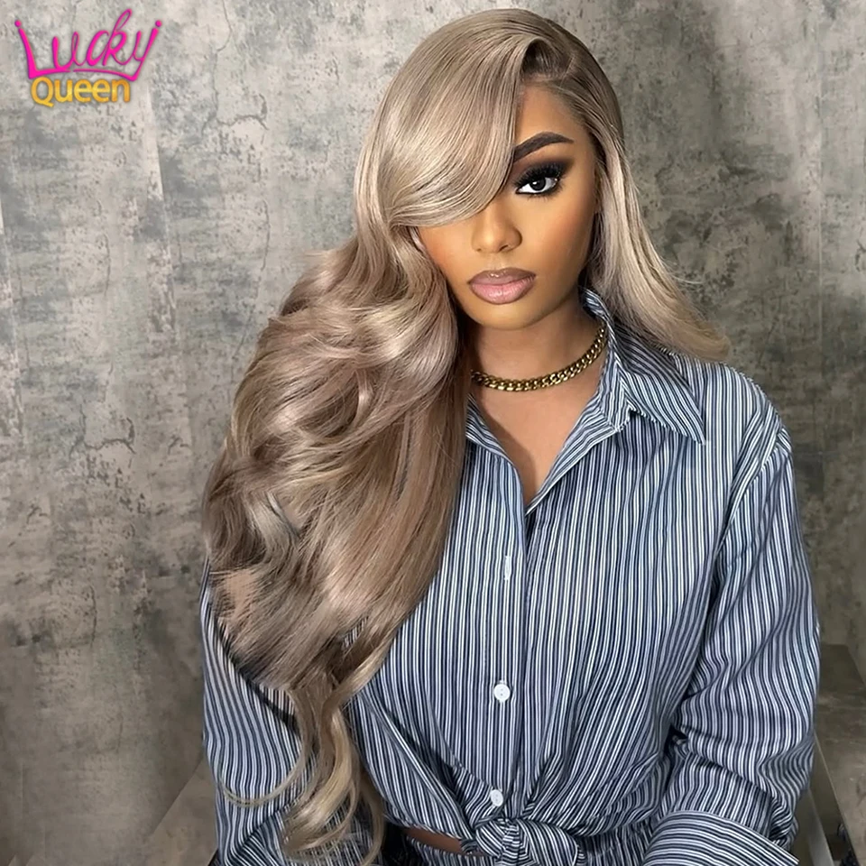 Ash Blonde Body Wave Light White Gray 180 Density Lace Frontal Wigs Human Hair Pre Plucked Transparent Lace For Women Side Part
Ash Blonde Body Wave Light White Gray 180 Density Lace Frontal Wigs Human Hair Pre Plucked Transparent Lace For Women Side Part