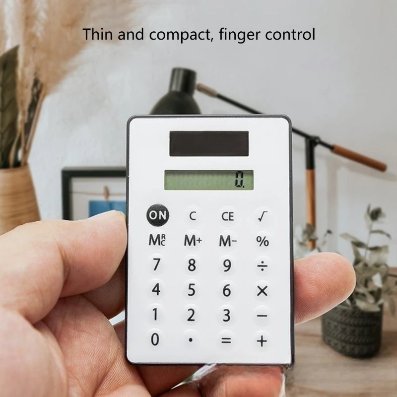 8 Digit Calculator with Solar Power and Quiet Typing for Classroom and Travel Easy to Carry and Use D2RC
8 Digit Calculator with Solar Power and Quiet Typing for Classroom and Travel Easy to Carry and Use D2RC
