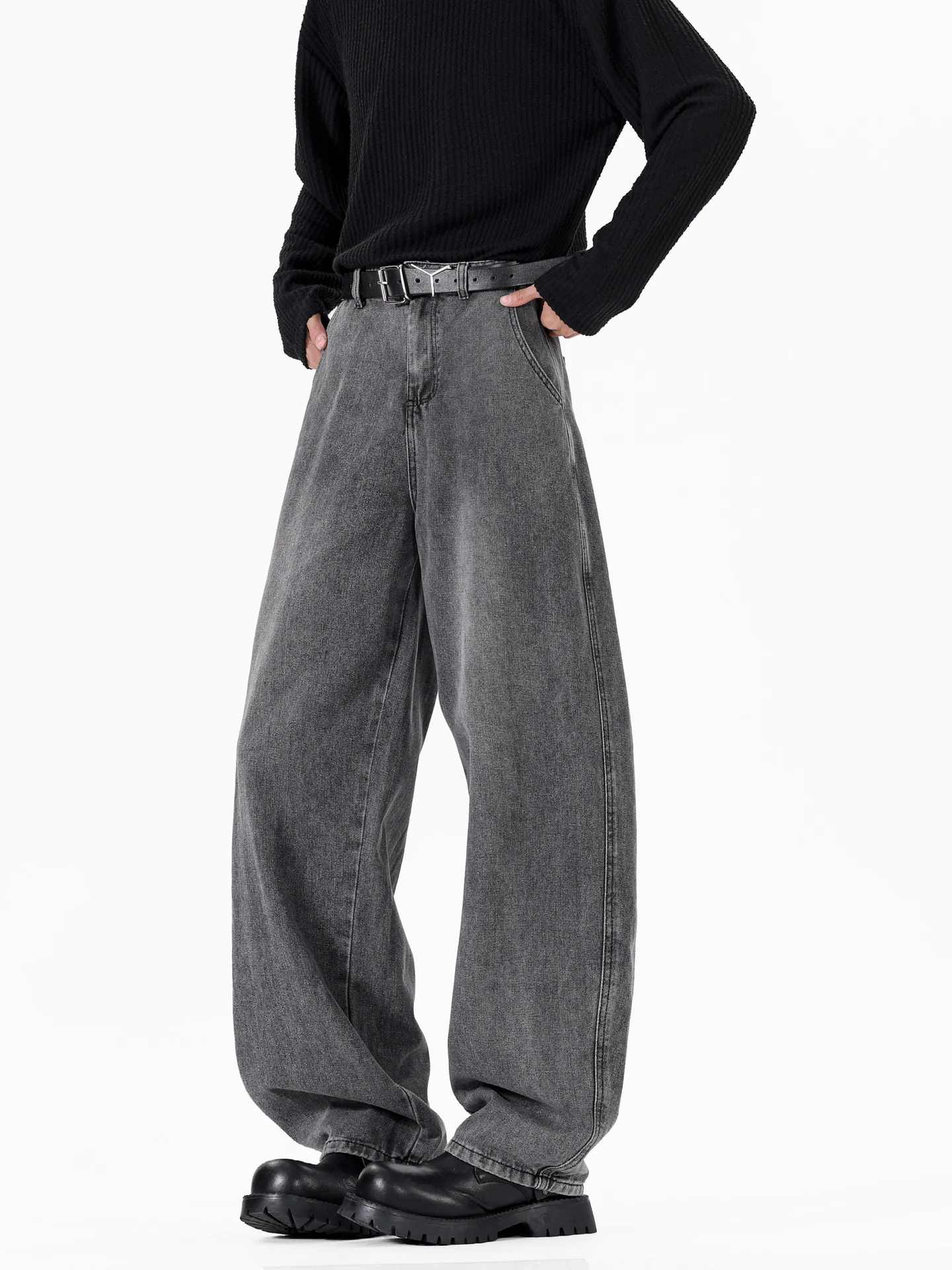 Wukong Has Stock Trendy American Washed Knife Jeans Men Women Vintage Street Loose Wide Leg Casual Pants
Wukong Has Stock Trendy American Washed Knife Jeans Men Women Vintage Street Loose Wide Leg Casual Pants