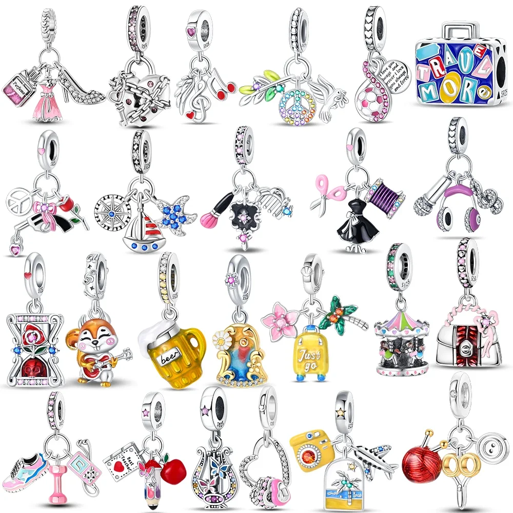 925 Sterling Silver Perfume Dress Charms Beads Fit Original Bracelets Bag Keychain Charms Beads Pendant Diy Women Jewelry Gift
925 Sterling Silver Perfume Dress Charms Beads Fit Original Bracelets Bag Keychain Charms Beads Pendant Diy Women Jewelry Gift