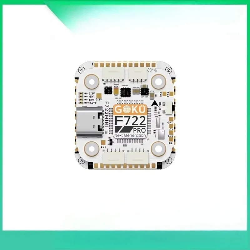 Полетный контроллер GOKU F722 Pro Mini V2 45A 20x20 Stack ESC Combo для DJI O4/O4 Pro Air Unit FPV дронов, запчасти для DIY-сборки
Полетный контроллер GOKU F722 Pro Mini V2 45A 20x20 Stack ESC Combo для DJI O4/O4 Pro Air Unit FPV дронов, запчасти для DIY-сборки