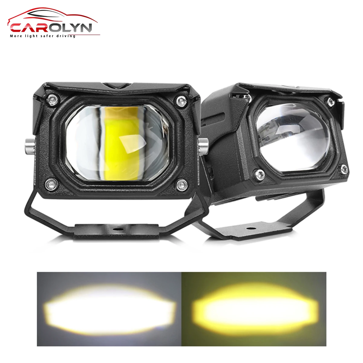 CAROLYN High Lumen Free Error Canbus Dual Color Fog lens, 3'' Side Mount 12v Motorcycle Driving Lights
CAROLYN High Lumen Free Error Canbus Dual Color Fog lens, 3'' Side Mount 12v Motorcycle Driving Lights