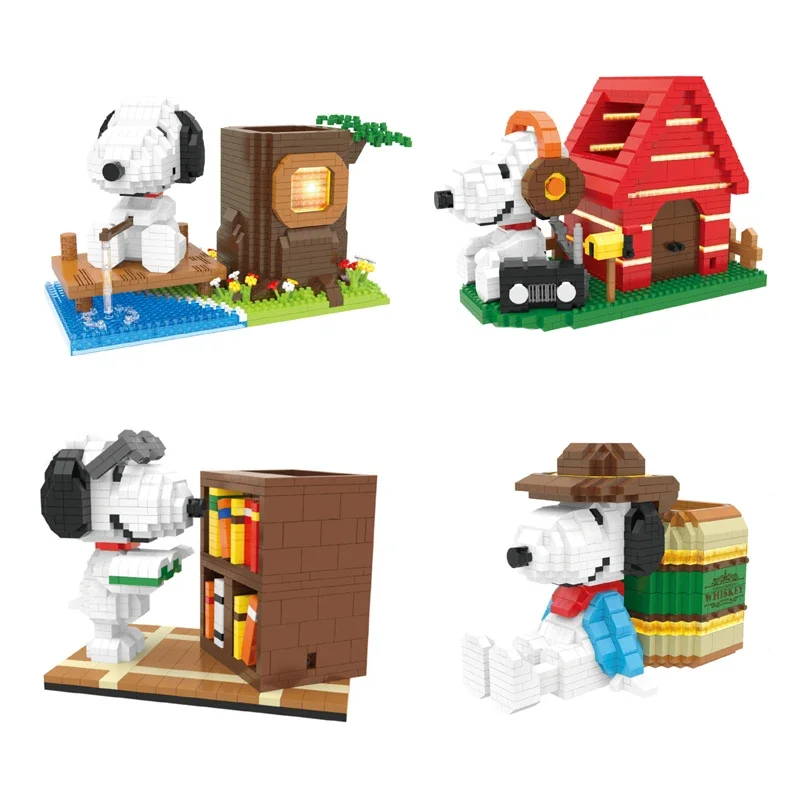 Rest Snoopy Micro Building Blocks Музыкальная рыбалка Snoopy Pen Holder 3D Модель DIY Puzzle Мини-кирпичи Фигурки Игрушки для рождественского подарка
Rest Snoopy Micro Building Blocks Музыкальная рыбалка Snoopy Pen Holder 3D Модель DIY Puzzle Мини-кирпичи Фигурки Игрушки для рождественского подарка