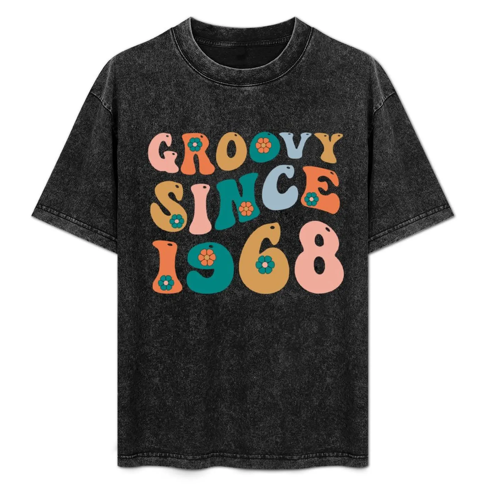 Groovy Since 1968 56th Birthday Retro Groovy Birthday T-Shirt Anti-Fade Casual Tee Shirt
Groovy Since 1968 56th Birthday Retro Groovy Birthday T-Shirt Anti-Fade Casual Tee Shirt