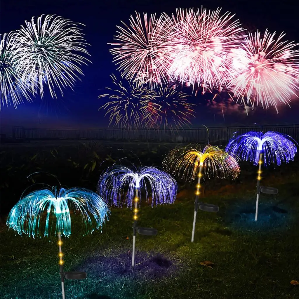4PCS Fireworks Solar Lights Jellyfish Lamp Outdoor Solar Jellyfish Lamp RGB Lawn Garden Light Waterproof Christmas Light Decor
4PCS Fireworks Solar Lights Jellyfish Lamp Outdoor Solar Jellyfish Lamp RGB Lawn Garden Light Waterproof Christmas Light Decor