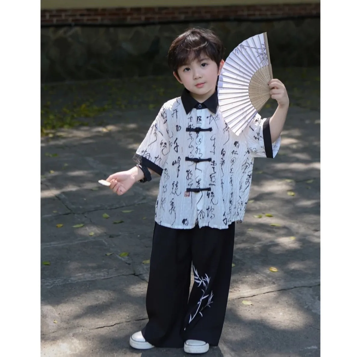 Baby Boys Set Summer New Style Children's Chinese Short Sleeved Shirt+Loose Pants Two-piece set
Baby Boys Set Summer New Style Children's Chinese Short Sleeved Shirt+Loose Pants Two-piece set