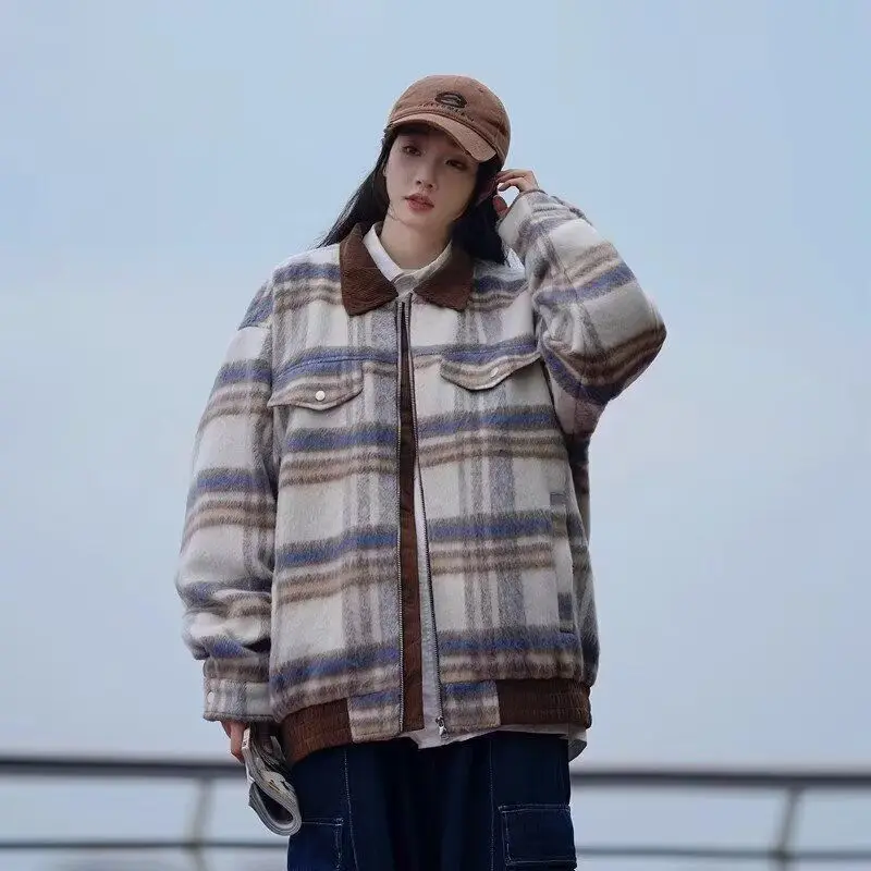 Loose Men's Jaet Spring Autumn Street Sle Harajuku Trendy Outerwear Polyester Stand Fit Long Sve Pure Color
Loose Men's Jaet Spring Autumn Street Sle Harajuku Trendy Outerwear Polyester Stand Fit Long Sve Pure Color