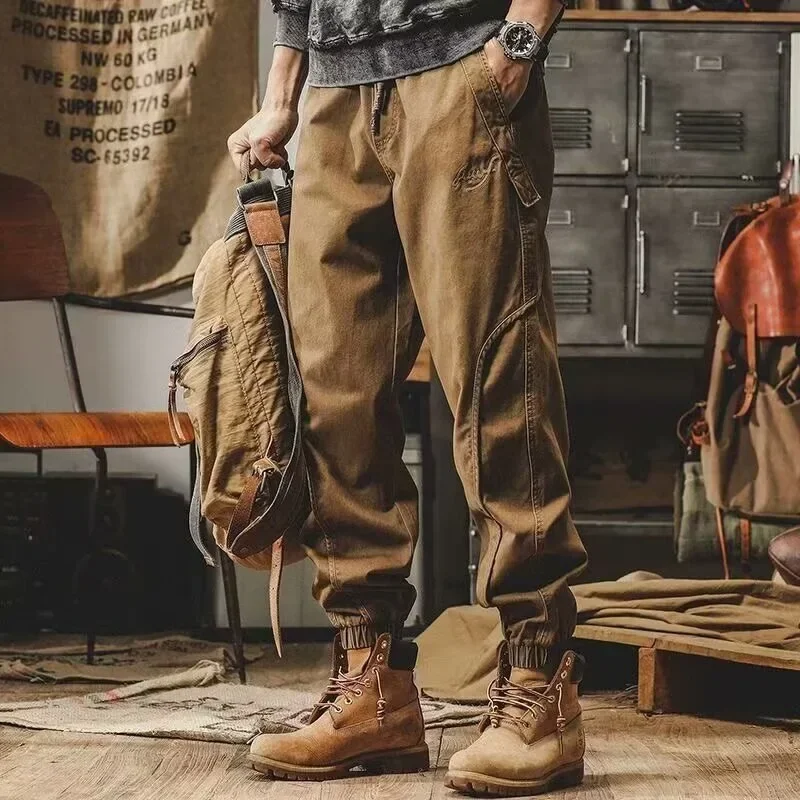 American Style Men's Cargo Pants Loose Fit Vintage Heavy Duty Versatile Casual Trousers Spring Summer Season Ready
American Style Men's Cargo Pants Loose Fit Vintage Heavy Duty Versatile Casual Trousers Spring Summer Season Ready