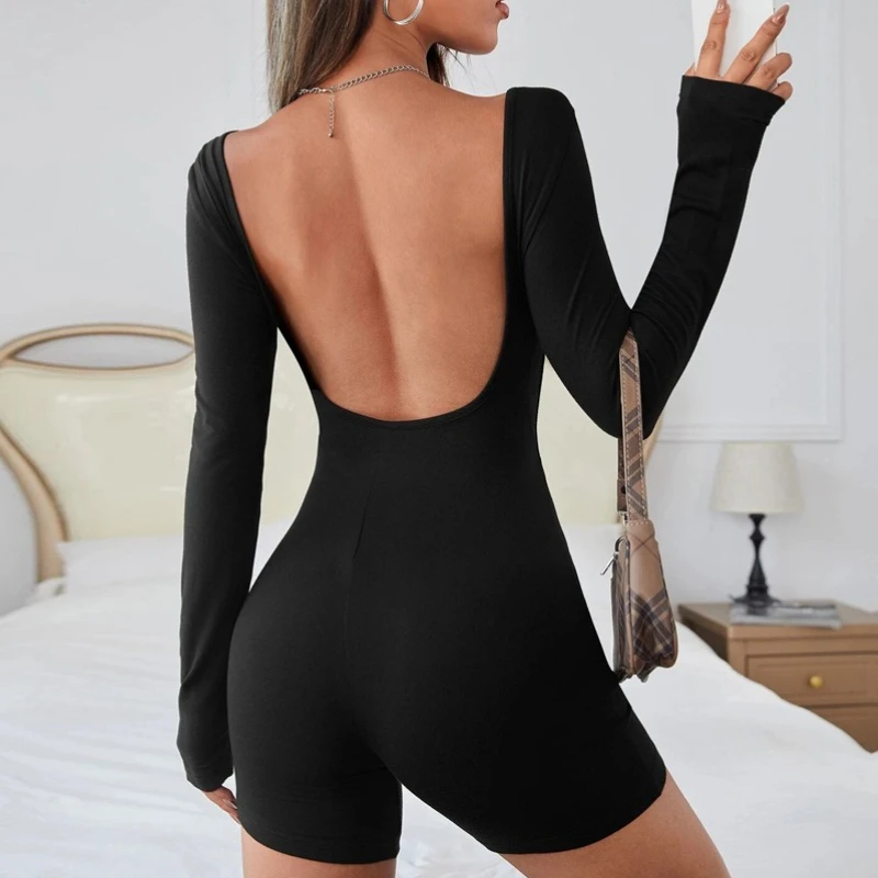 Summer Backless Sexy Women Sleeveless Costume Bodysuit Nightclub Party Beach Short Pants Outfit Women Rompers Jumpsuit Playsuits
Summer Backless Sexy Women Sleeveless Costume Bodysuit Nightclub Party Beach Short Pants Outfit Women Rompers Jumpsuit Playsuits