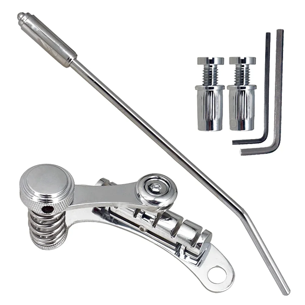 Guitar Chrome Bridge Chrome Bridge Bridge Pull Plate Precise Tuning Silver/Black/Gold 103*55*46.5mm Solid Body Guitars
Guitar Chrome Bridge Chrome Bridge Bridge Pull Plate Precise Tuning Silver/Black/Gold 103*55*46.5mm Solid Body Guitars